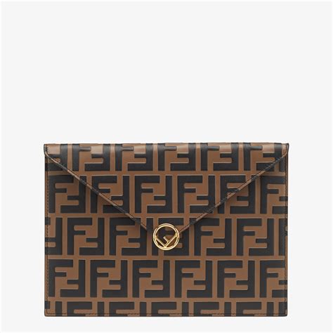 fendi medium flat pouch